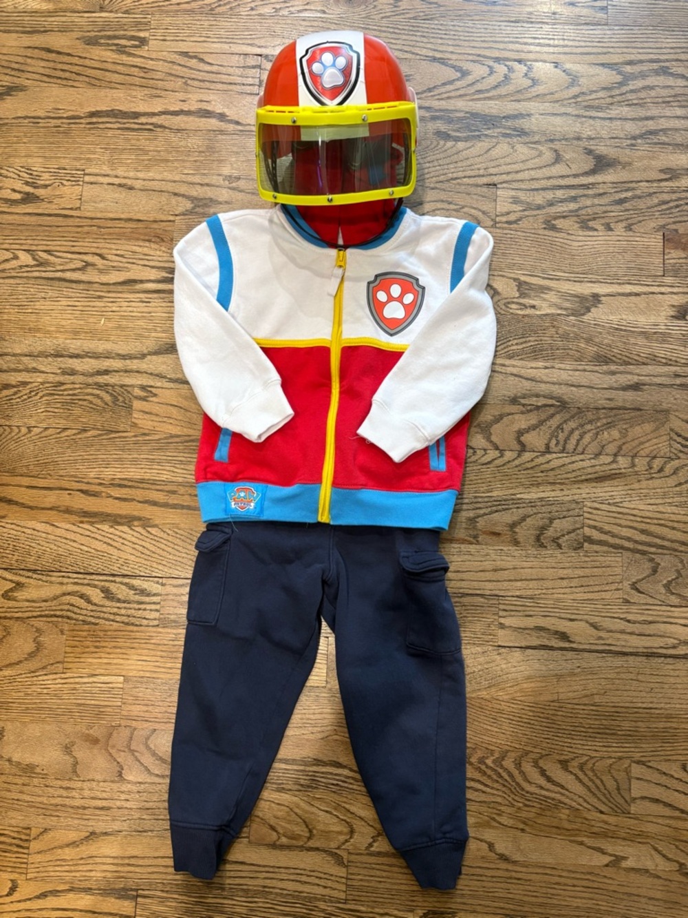 Paw Patrol Ryder Costume - 4T Helmet Custom Made